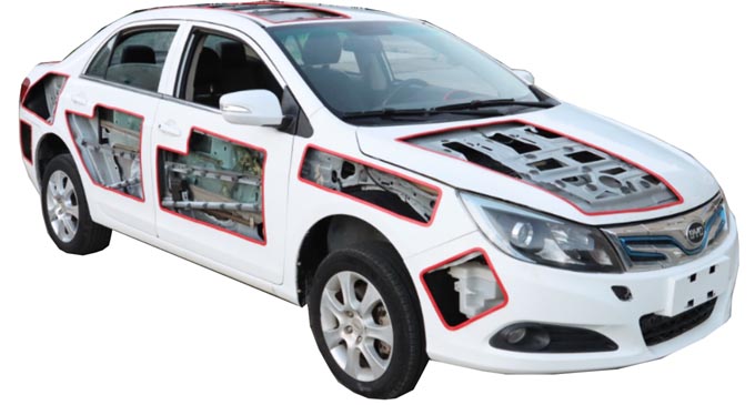 HY-QCX701新能源汽車整車解剖模型